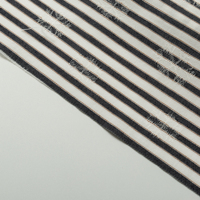 Tissu Jacquard à Rayures Artistiques, Texture à Bulles Horizontales, Convient pour les Vêtements de Luxe pour Femmes, la Haute Couture et les Articles d'Ameublement