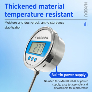 غمد مستشعر الفولاذ المقاوم للصدأ في الموقع ميزان الحرارة الرقمي الصناعي - Product Image 5