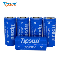 Batería de Respaldo Estable Industrial de Celdas LiFePO4 32700 de Punta Plana, 3.2V 6000mAh, Marca Tipsun