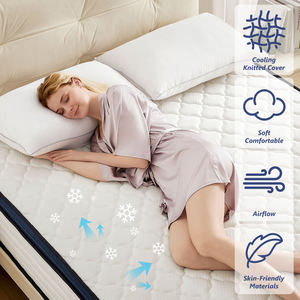Matelas hybride à ressorts ensachés <span class=keywords><strong>Novilla</strong></span> sur mesure, fermeté moyenne, tissu tricoté, usage hôtelier cinq étoiles, chambre à coucher, hôpital, 30 cm - Product Image 4