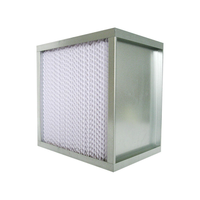 Filter Panel Fiberglass HEPA H13 H14 Ukuran Khusus untuk Cleanroom Rumah Sakit, Laminar Flow Hood, Sistem HVAC 176F