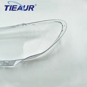 TIEAUR Auto système d'éclairage de voiture phare en plastique Transparent phares phares couvercle de lentille en verre pour Scirocco 2006-2015 ans - Product Image 4