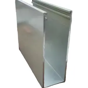 Pièces de stores d'extérieur à fermeture éclair Composants d'auvent de fenêtre verticale en aluminium à vendre