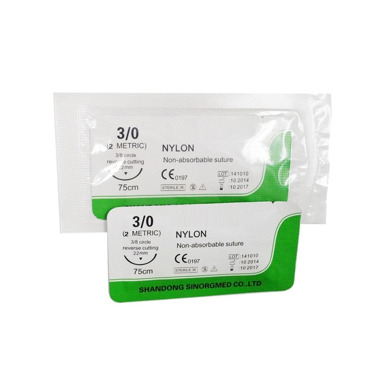 Medical Consumables Gut Curved Suture Disposable