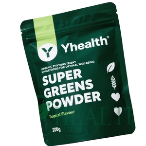 Etiqueta privada Orgánica Certificada Hierba de cebada Kale Super Food Mixed Powder Raw Greens Superfood Powder - Product Image 1