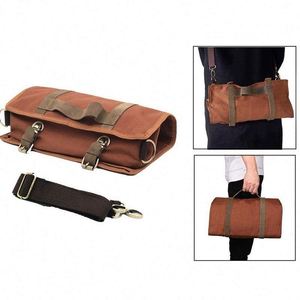 Échantillon gratuit, vente en gros, logo personnalisé, kit de barman professionnel portable, sac de voyage, sac à outils en toile enroulable, sac à outils pliable - Product Image 6