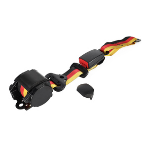 Cinturón de Seguridad Deportivo de Alta Calidad en Oferta, Cinturón de Seguridad para Asiento de <span class=keywords><strong>Coche</strong></span> de Metal ABS <span class=keywords><strong>TAKA</strong></span> JDM de 3 Puntos, de Acero y Poliéster Negro, con Logotipo Personalizado Mingke - Product Image 3