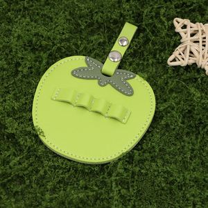 New Product Fruit Shaped Leather Golf Tee Carrier Durable PU Golf Nail Organizer Clip Hanging Golf Tee <b>Holder</b> Outdoor Sports - Product Image 2
