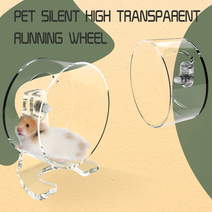 Rueda de hámster de erizo de acrílico transparente de fábrica, juguete para mascotas para personalización - Product Image 5