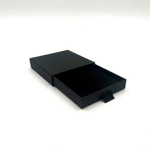 กล่องบรรจุภัณฑ์เครื่องประดับแบบแข็ง ทำจากวัสดุรีไซเคิล พร้อมฝาปิดแม่เหล็ก พิมพ์โลโก้ได้ตามต้องการ สีดำเคลือบด้านหลากสี - Product Image 1