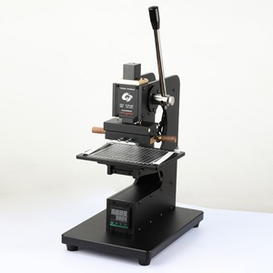 Machine à embosser manuelle en acier pour cuir et PU, petit format, à faible prix, pour marquage à chaud de logos et cartes - Product Image 6