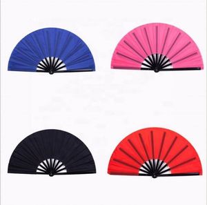 Abanico de Mano Grande de Plástico con Diseño de Seda para Kung Fu y Tai Chi, 33 cm, de Fabricantes Chinos, Color Rojo, para Recuerdos de Fiesta - Product Image 6