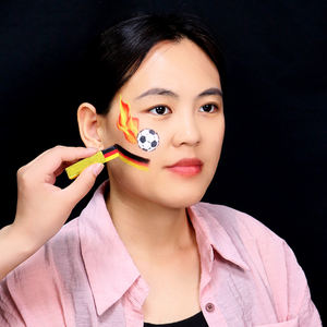 Crayons <span class=keywords><strong>de</strong></span> peinture faciale non toxiques et résistants à la transpiration pour enfants, couleurs <span class=keywords><strong>de</strong></span> drapeau personnalisées GP, pour les fans <span class=keywords><strong>de</strong></span> football, <span class=keywords><strong>d</strong></span>écorations <span class=keywords><strong>de</strong></span> match, France, Allemagne - Product Image 6