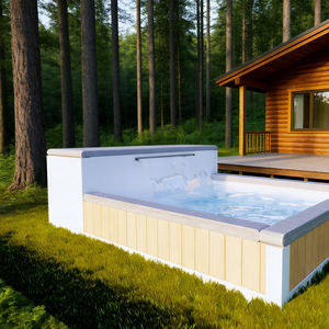 Piscine Spa peu profonde sur mesure pour usine, avec cascade, chauffage, filtre, pour hôtel, resort, maison d'hôtes, installation facile, résistante aux UV, pour enfants - Product Image 5