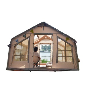 Tente de camping gonflable portable Oxford imperméable de 8 mètres carrés, modèle 001, économique - Product Image 1