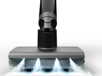 Nettoyeur de sols à vapeur haute température avec rouleaux rotatifs doubles, sans fil, intelligent