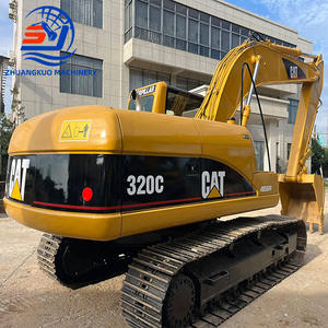 Excavatrice sur chenilles d'occasion d'importation originale CAT320C, excavatrice moyenne de 20 tonnes, Caterpillar CAT320 320B 320C 320D 320D2 320GC - Product Image 2
