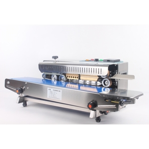 NEBR SF900 selladora de manga termorretráctil Horizontal máquina de sellado de mesa continua automática para bolsa de plástico papel de aluminio eléctrico - Product Image 2