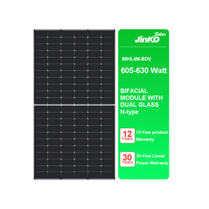 Panneau <span class=keywords><strong>solaire</strong></span> <span class=keywords><strong>photovoltaïque</strong></span> E-Nice à haute efficacité de type N HJT PERC 600W-800W pour JA pour bifacial, efficacité de 23,32%, IP68 - Product Image 2