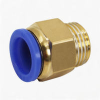 Composants pneumatiques PC, raccord rapide pour tuyau d'air mâle 1/8"/1/4"/3/8"/1/2", connecteur d'irrigation de jardin 4/6/8/10/12/14/16mm