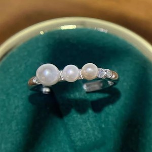 Anillo de Plata S925 Modelo 11741 de WENCHI para Accesorios de Perlas DIY, Base Vacía para Perlas de 5-7mm, Joyería de Plata Moderna para Mujer con Incrustaciones - Product Image 4