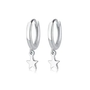 Custom 2023 New Trendy Wholesale Earrings Ladies Fashion Jewellery Cheap 925 Silver Star Earring