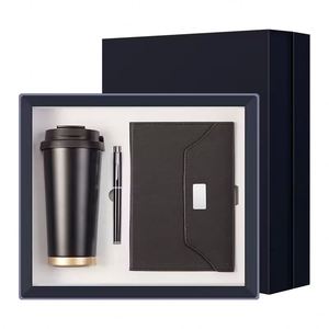 Corporate Promotional Gift Set Luxury Embossed Customized <b>Personalized</b> A5 Notebook <b>Keychain</b> Card Holder Business Gift Men - Product Image 6
