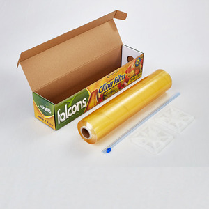 PVC <strong>Plastic</strong> <strong>Wrap</strong> Film Food <strong>Wrap</strong> 30CMX200M 40CMX300M <strong>Plastic</strong> Film for Meat Vegetable Fruit Keeping Fresh PVC Cling Film <strong>Wrap</strong> Food - Product Image 2