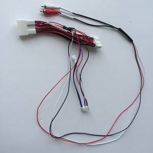 定制28针连接器至三重RCA白色2 8针连接器，用于音频视频影音母线束工厂织机 - Product Image 1