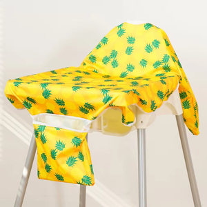 Happy Flute multi-fonction <span class=keywords><strong>chaise</strong></span> <span class=keywords><strong>haute</strong></span> bébé bavoirs à manches longues <span class=keywords><strong>tablier</strong></span> alimentaire bavoir bébé <span class=keywords><strong>chaise</strong></span> <span class=keywords><strong>haute</strong></span> bavoirs <span class=keywords><strong>tablier</strong></span> couverture de Table - Product Image 2