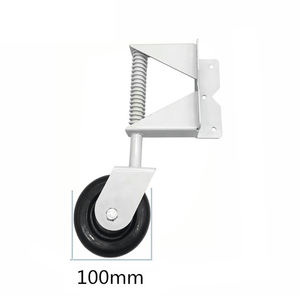 Roues à roulettes réglables en acier robuste <span class=keywords><strong>pour</strong></span> porte battante Petites roulettes à <span class=keywords><strong>ressort</strong></span> Porte coulissante Petite ciblée en acier inoxydable - Product Image 2