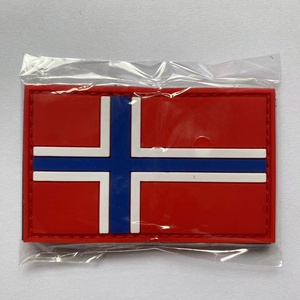 聚氯乙烯尼加拉瓜国旗补丁尼加拉瓜战术补丁聚氯乙烯钩环紧固件 - Product Image 3