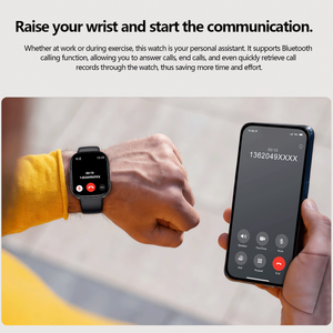 Montre connectée Bluetooth 2026 pour appels, compatible iPhone et <span class=keywords><strong>Android</strong></span>, étanche IP67, suivi d'activité, notifications <span class=keywords><strong>SMS</strong></span>, cadeau pour hommes et femmes - Product Image 5