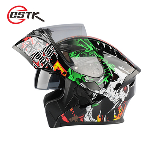 Casco abatible hacia arriba para motocicleta, medio casco para <span class=keywords><strong>moto</strong></span> - Product Image 2
