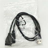 Individueller USB-Splitter 1 in 2 aus USB 2.0 A Männlich-Splitter zu Doppelt 2 USB-Weiblich-Aufladungstasche Ladekabel