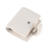 Carnet de notes en cuir véritable Macaron 2 feuilles mobiles Book Pocket Luxe 3 Rings Planner Binder Planner and Wallet Combo 23mm Ring
