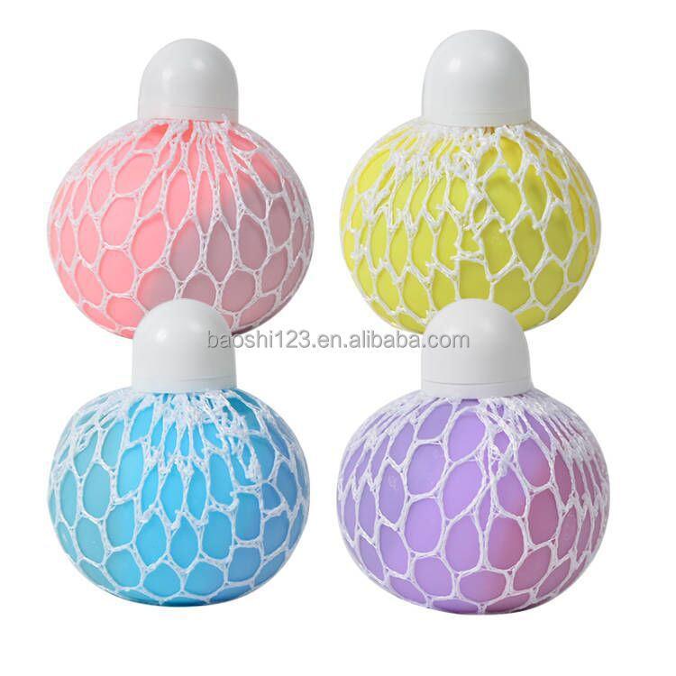 ลูกบอลองุ่นสามสีพร้อมฝาปิด