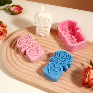 Molde de Silicona con Forma de Rosa para el Día de San Valentín, Molde para Hornear Pasteles, Molde para Decoración DIY - Product Image 4