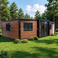 Maison Modulaire Conteneurisée 20 pieds X Maison Conteneurisée Pliante en Z Construction Rapide Préfabriquée en Panneaux Sandwich d'Acier Pliables