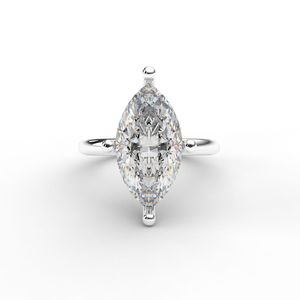 Anillo de Compromiso de Moissanita de Fábrica Directa para Joyería Nupcial, Celebración de Bodas y Regalos, Disponible al Mejor Precio - Product Image 5