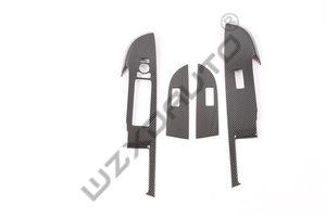 WZXD 2021 Cubierta de botón del interruptor de elevalunas eléctrico RHD, embellecedor de ventana de puerta, cubiertas de botones de ventana interiores para - Product Image 3