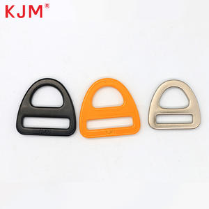 Плоская Металлическая <span class=keywords><strong>D</strong></span>-образная Пряжка KJM из цинкового сплава для сумки, ошейника для домашних животных - Product Image 5