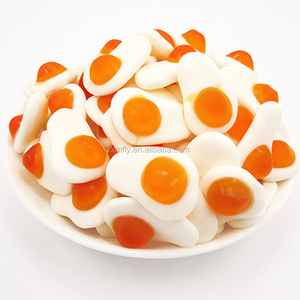 Doces de Goma em Forma de Ovo com Certificado HACCP/BRC, Sabor Frutado, Multicoloridos, 2g/unidade - Product Image 1