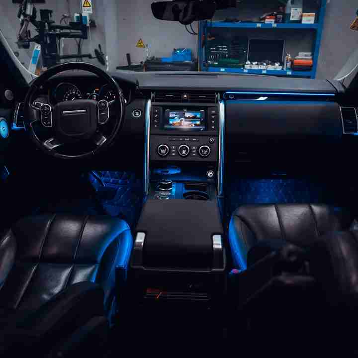 Dynamic Rhythm Effect Ambient Lighting System Car 26 LED RGB Atmosphere ...