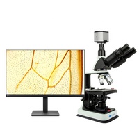 EOC Real 4K Resolution Camera Digital Microscope Biological Microscope Biological for School Lab Research Study
