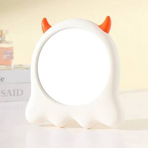 Mignon petit diable miroir de <span class=keywords><strong>maquillage</strong></span> de bureau qui peut être accroché ou érigé léger <span class=keywords><strong>maquillage</strong></span> de luxe pour filles miroir usine en gros - Product Image 4
