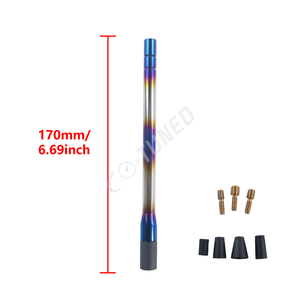 <span class=keywords><strong>Antenna</strong></span> Decorativa <span class=keywords><strong>Universale</strong></span> in Titanio Blu per <span class=keywords><strong>Auto</strong></span>, Lunghezza 15,7 cm, Accessori JDM - Product Image 3