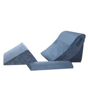 2023 Orthopedic Multifunction Memory Foam Adjustable Cushion 4Pcs Bed Wedge Pillow With Backrest Support