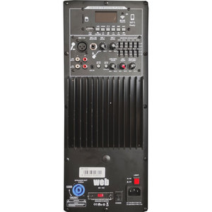 250W 6"+15" Powered Speaker With <b>Bluetooth</b> <b>USB</b> SD Card Stage Use - Product Image 5