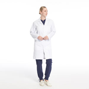Manteau de laboratoire blanc personnalisé, Robe de travail médical, robes longues, uniforme, hôpital, pharmacie, clinique, personnel, vêtements de travail - Product Image 6
